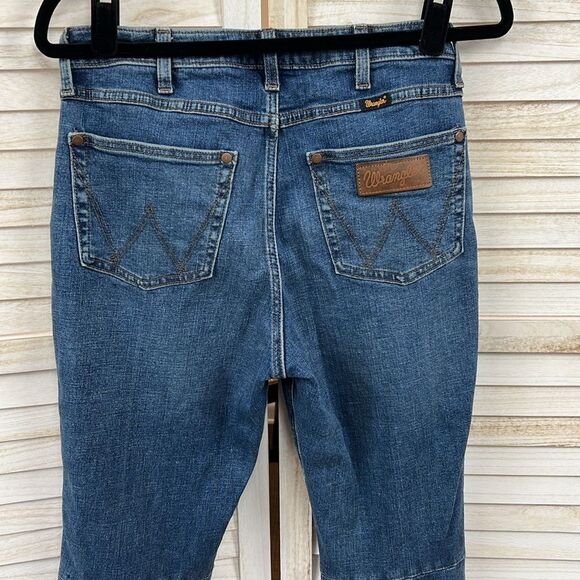 Wrangler High Rise Flare Western Cowgirl Jeans 29 - Picture 8 of 14